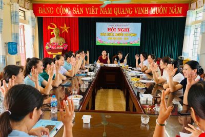 Trường mầm non Mỹ Thịnh tổ chức Hội nghị viên chức, người lao động năm học 2025-2026