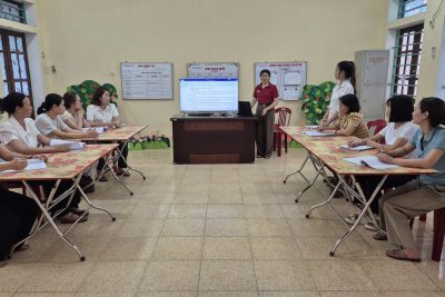 SINH HOẠT CHUYÊN MÔN TỔ MẪU GIÁO LẦN 2 THÁNG 04 NĂM 2026